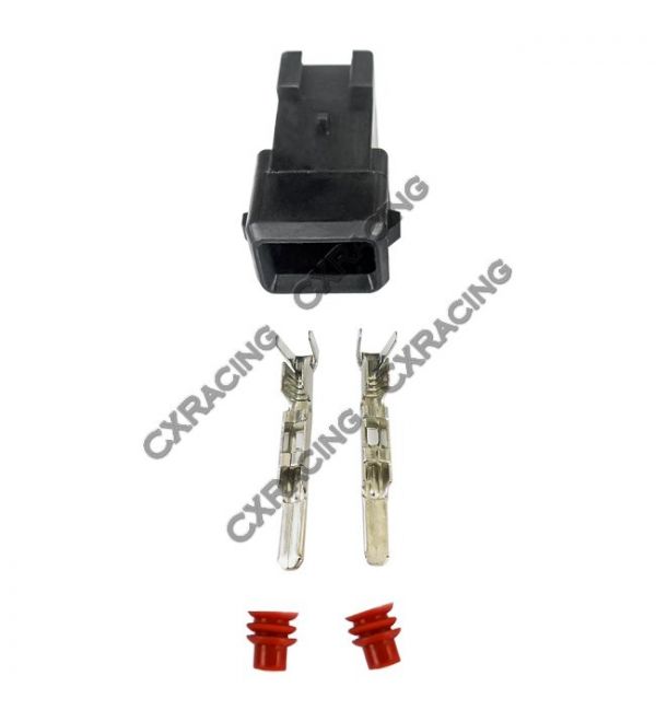 CX Racing Fuel Injector Connector Wiring Plug Clip Terminal for